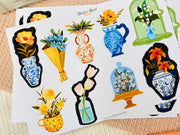 Vase Sticker Sheet