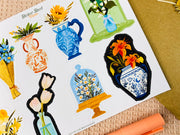 Vase Sticker Sheet