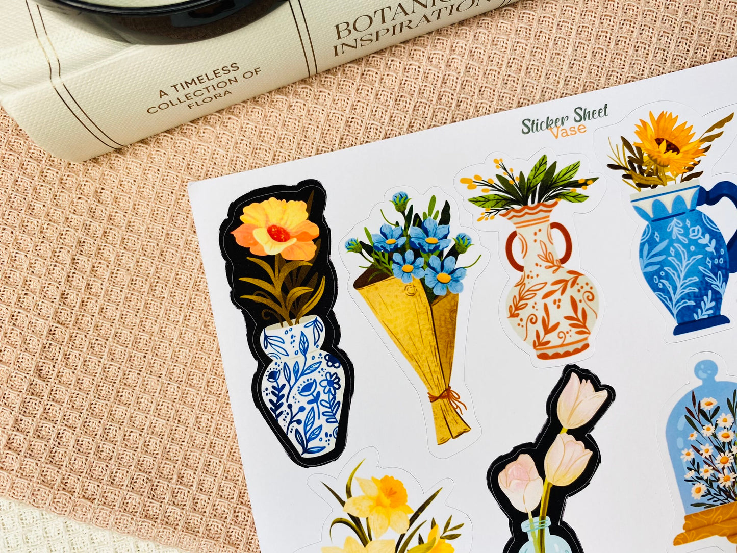 Vase Sticker Sheet