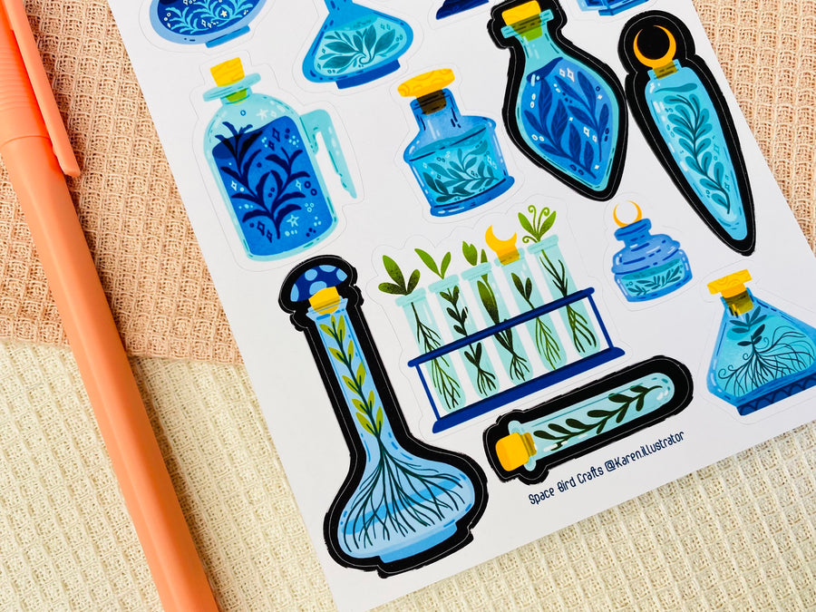 Potions Sticker Sheet