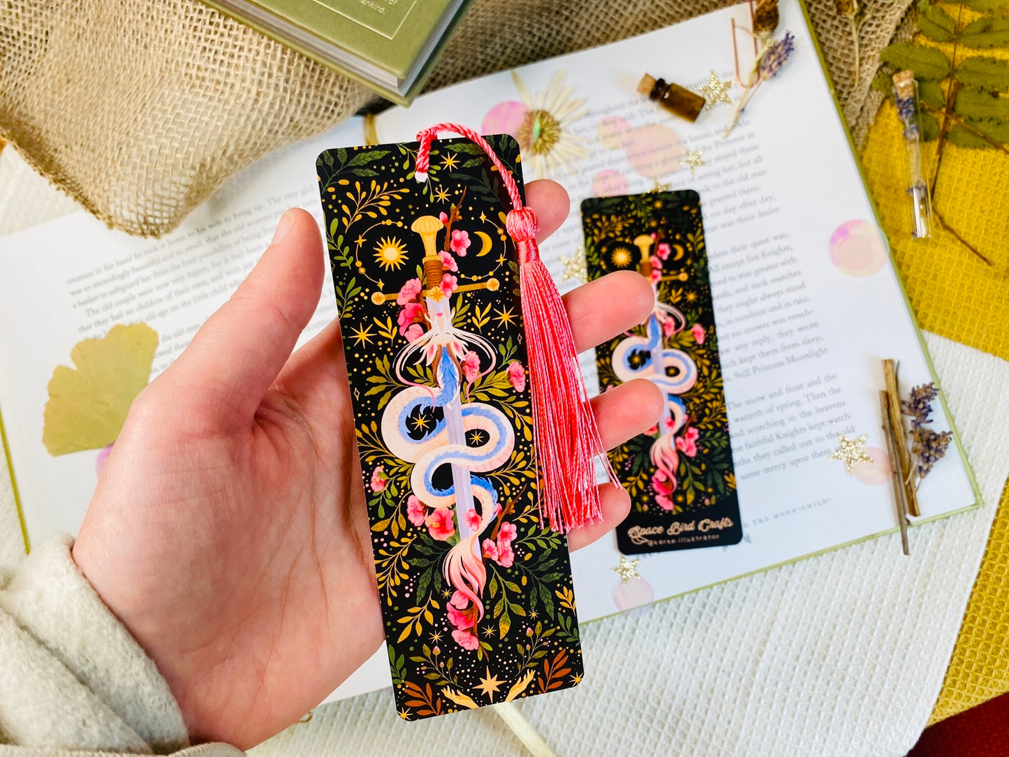 Sakura Dragon Bookmark