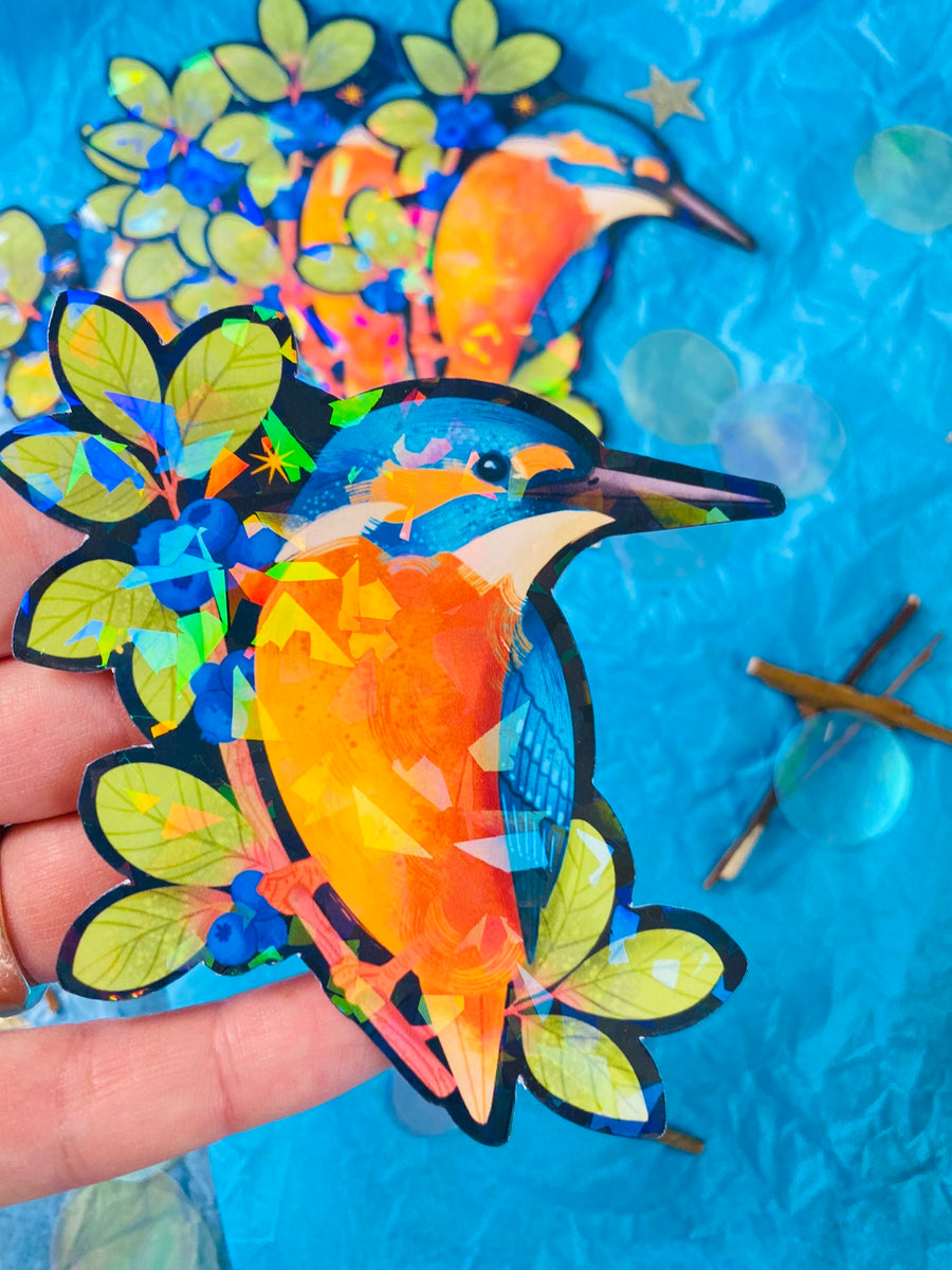 Bird Holographic Vinyl Stickers