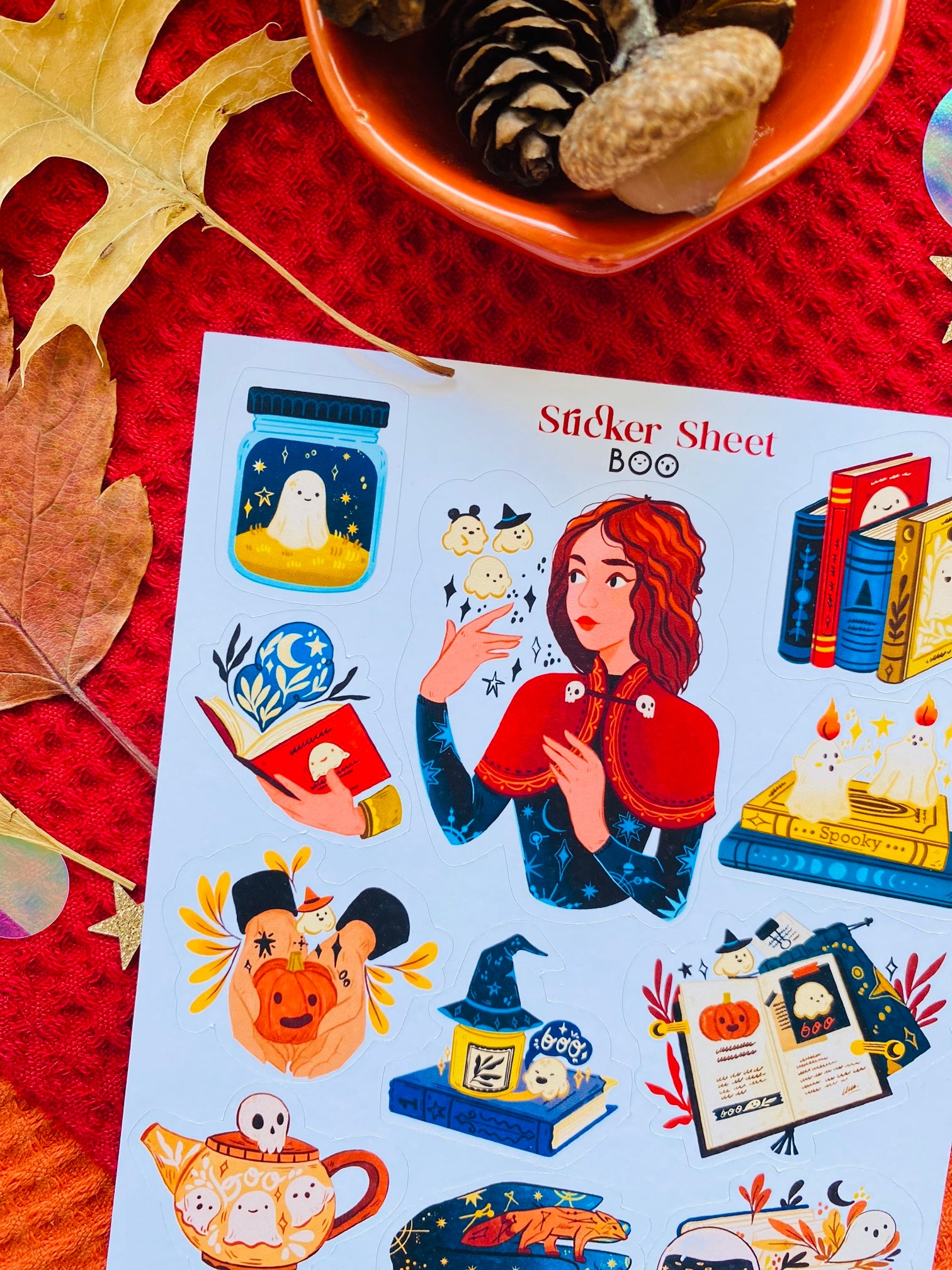 Spooky Sticker Sheet