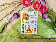 Herbalist Flower Shop Sticker Sheet