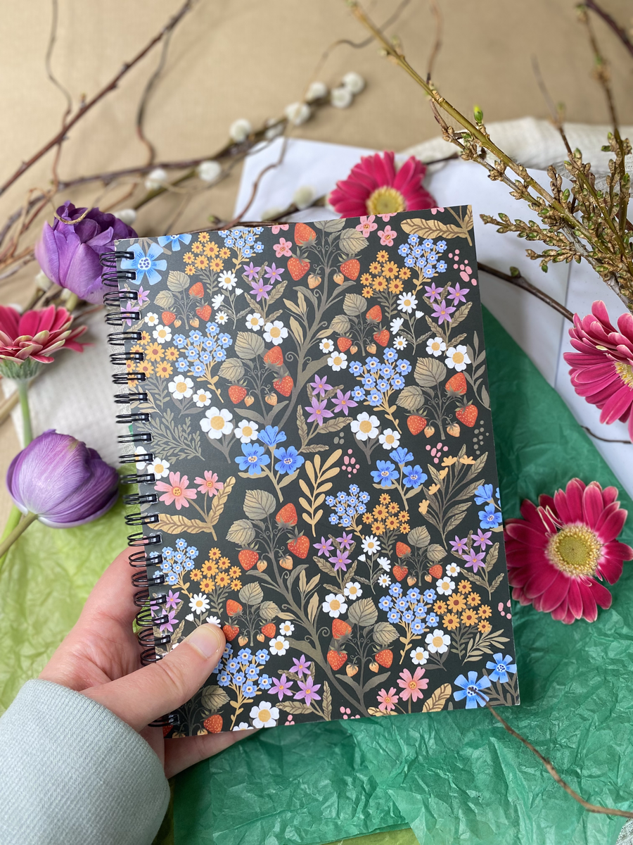B Grade - Wild Garden Lined Notebook