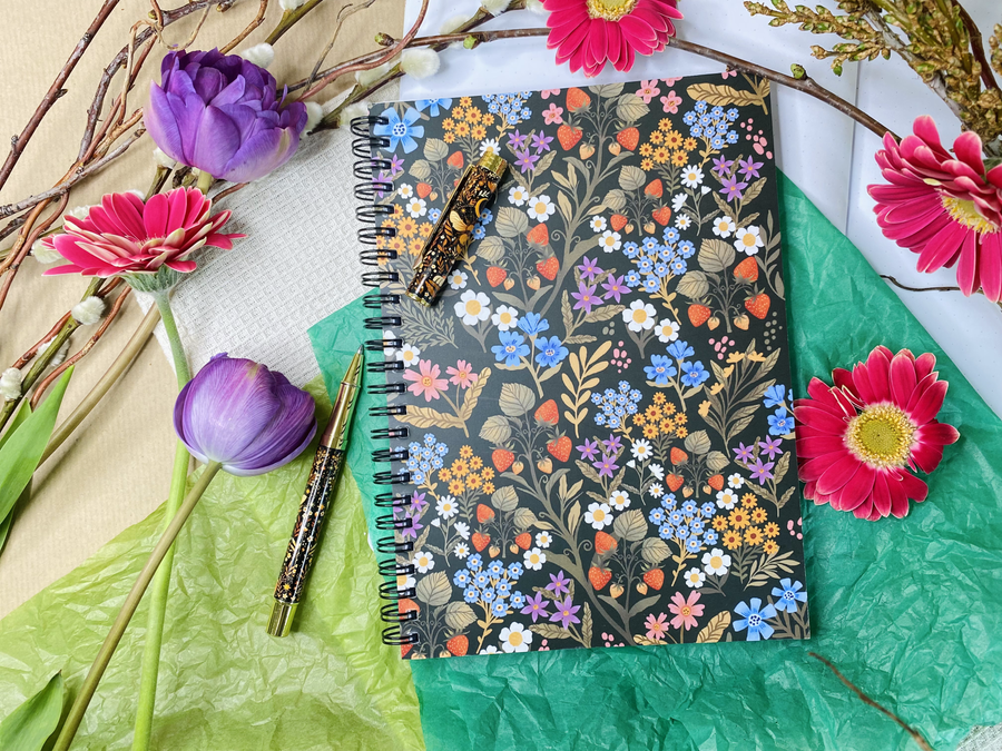 B Grade - Wild Garden Lined Notebook