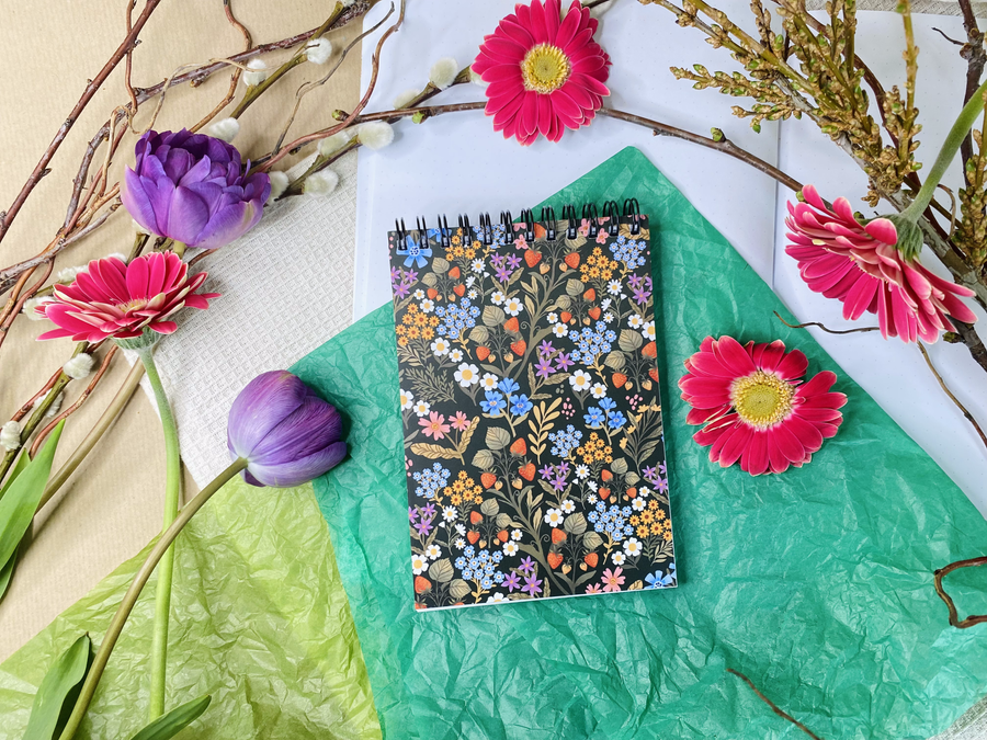 B Grade - Wild Garden Lined Notebook