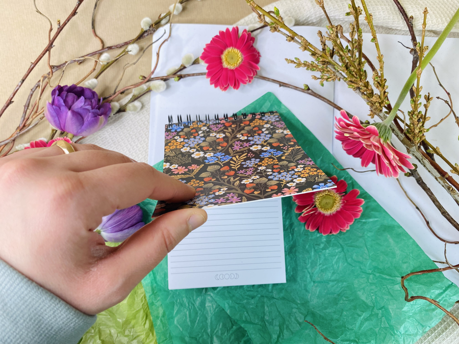 B Grade - Wild Garden Lined Notebook