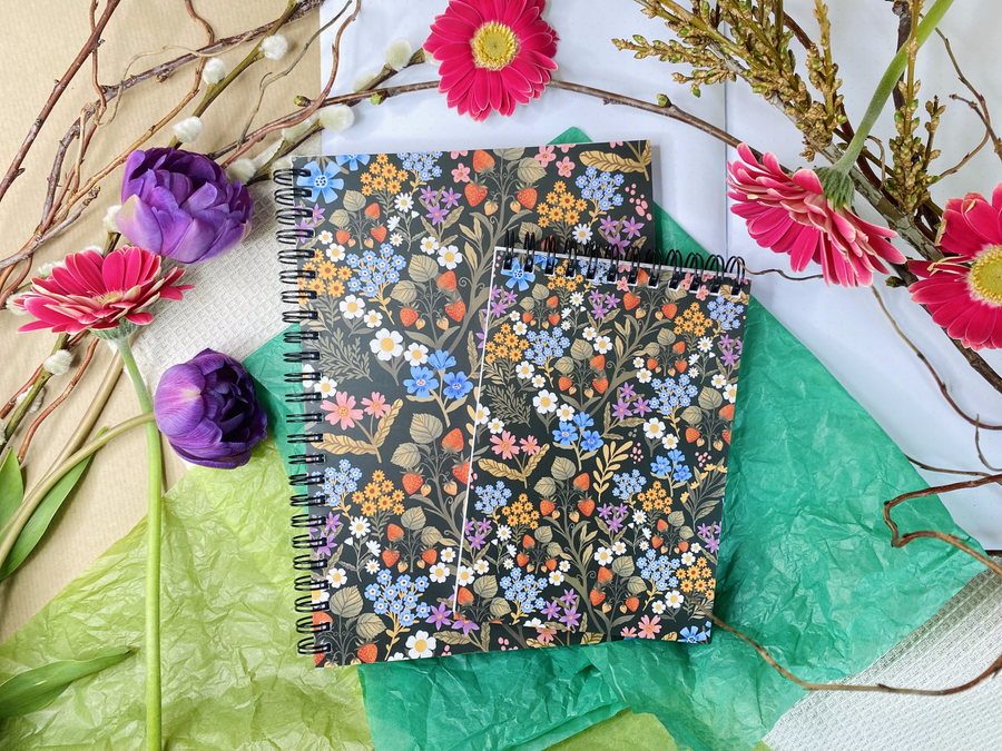 B Grade - Wild Garden Lined Notebook