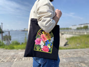 Flower Bouquet Motive Tote Bag