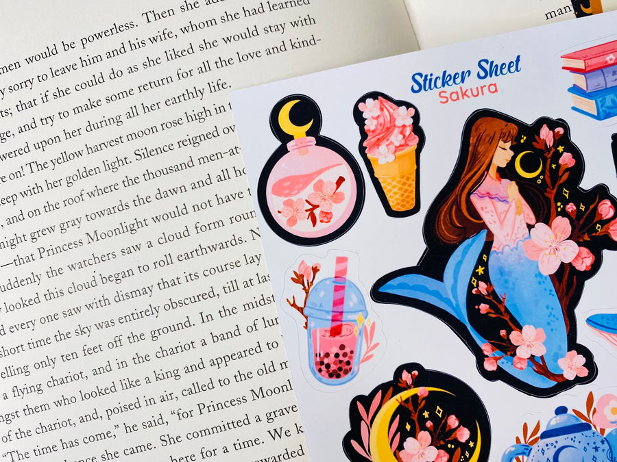 Sakura Sticker Sheet