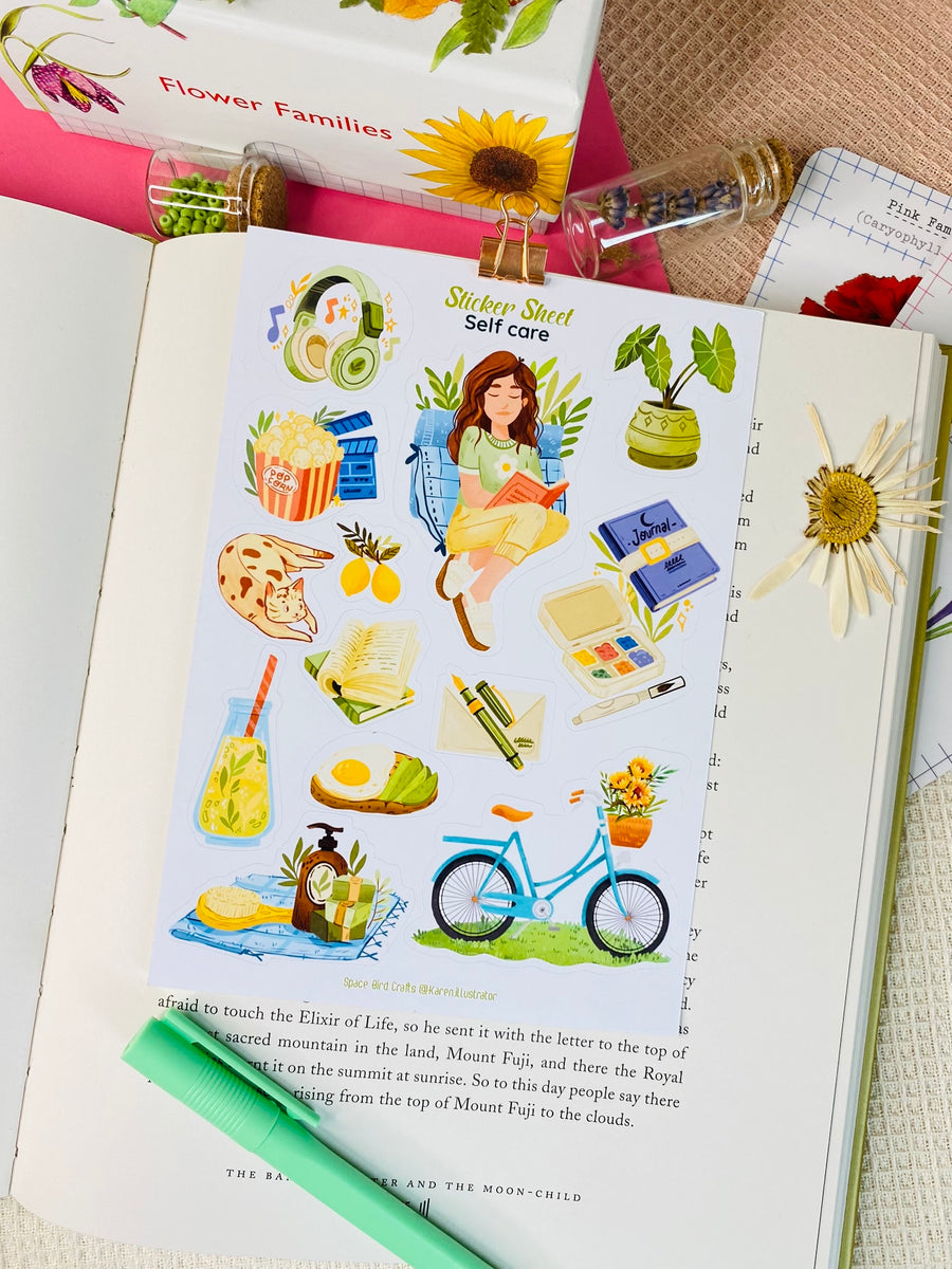 Self Care Sticker Sheet