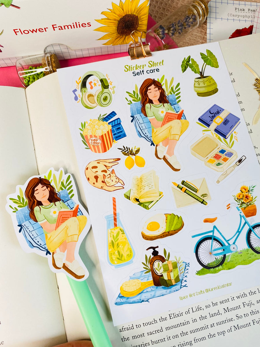 Self Care Sticker Sheet