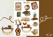 Dark Academia Sticker Sheet