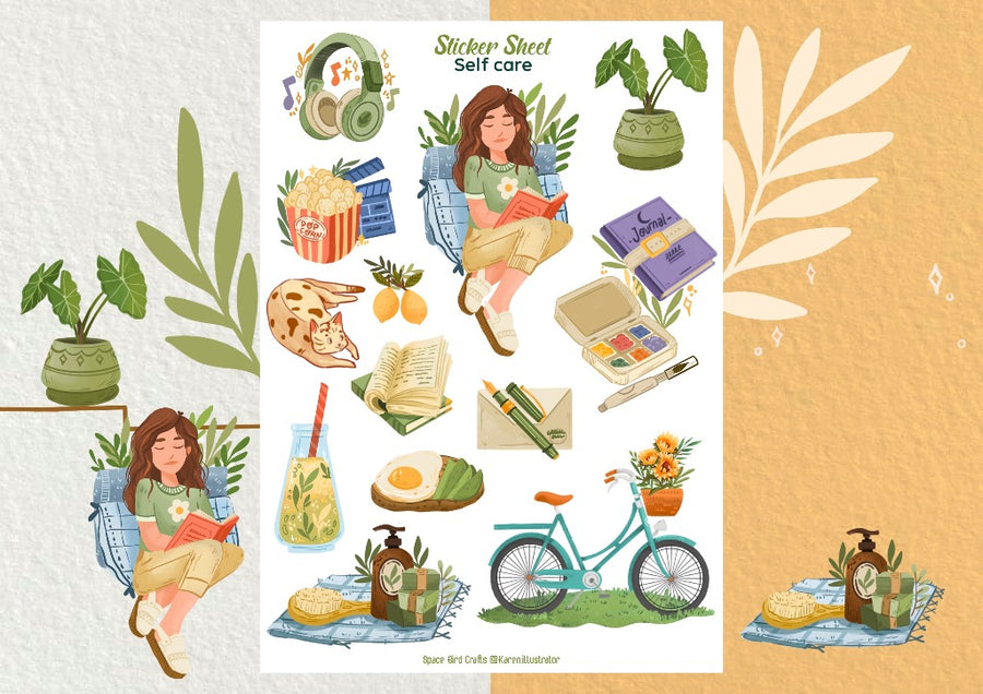 Self Care Sticker Sheet