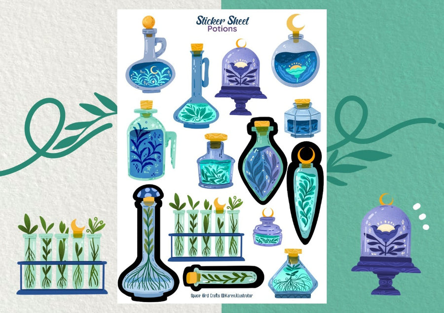 Potions Sticker Sheet