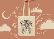 Tote Bag Butterfly Motive