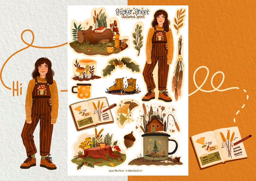 Autumn Spirit Sticker Sheet