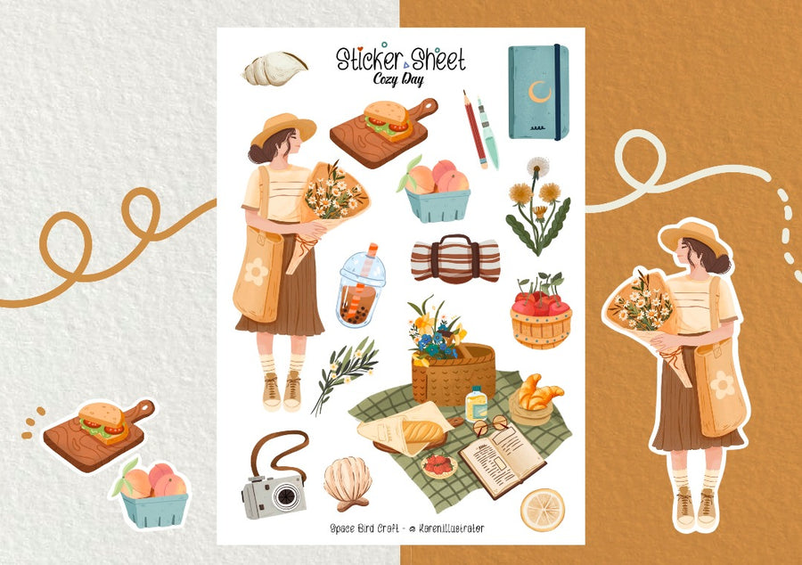 Cozy Day Sticker Sheet