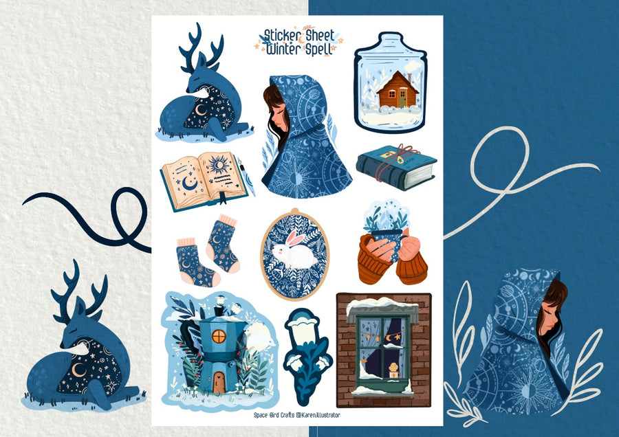 Winter Spell Sticker Sheet