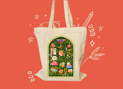 Blossom Motive Tote Bag