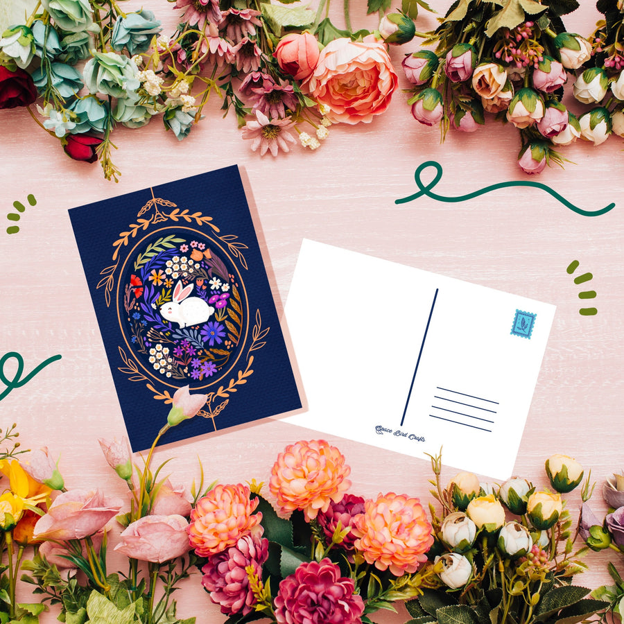 A Set of Floral Post Cards