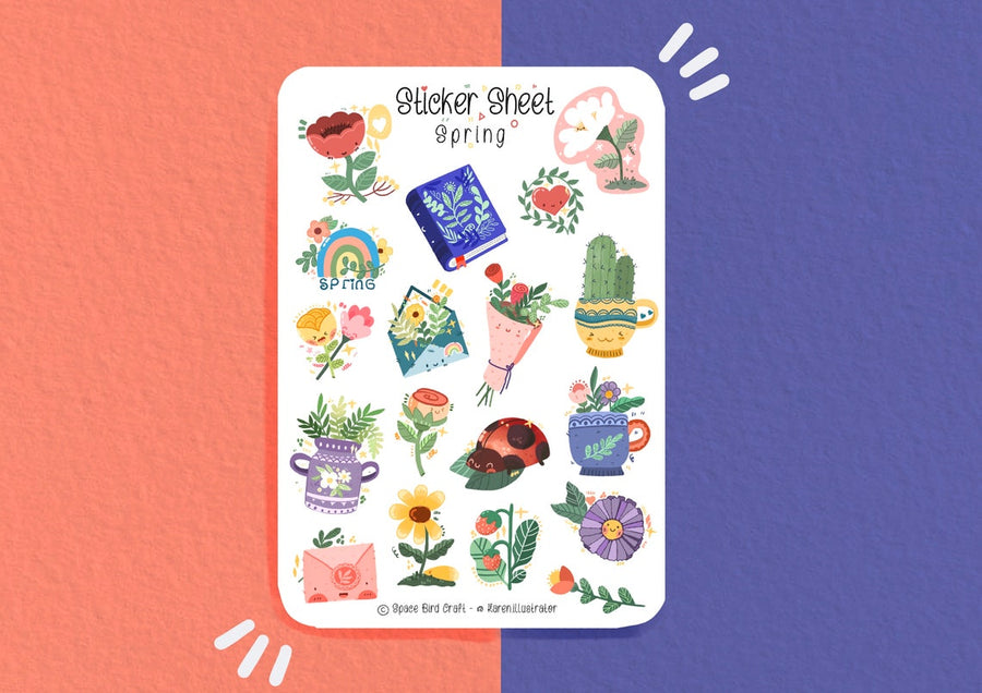 Spring Sticker Sheet