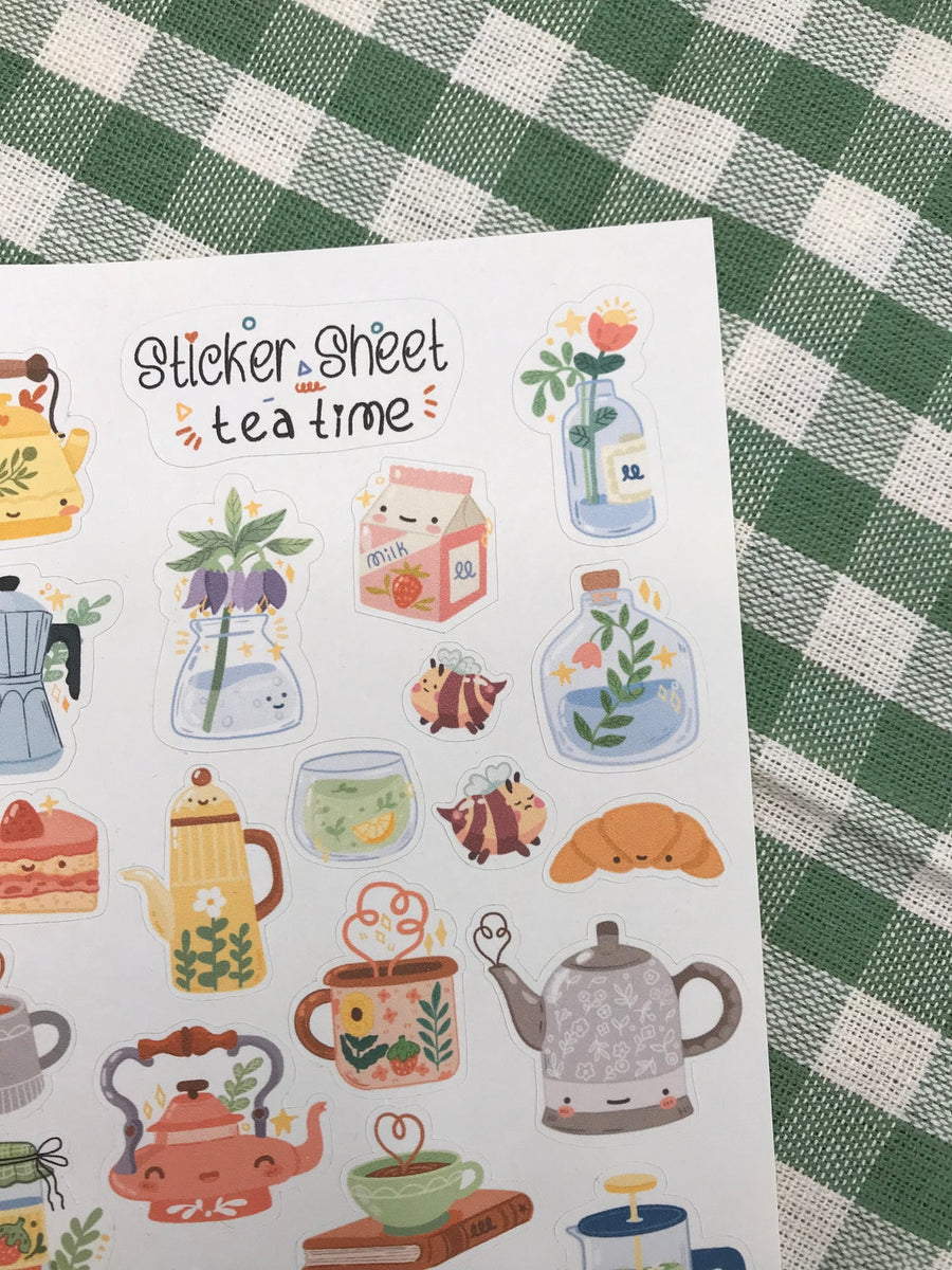 Tea Time Sticker Sheet