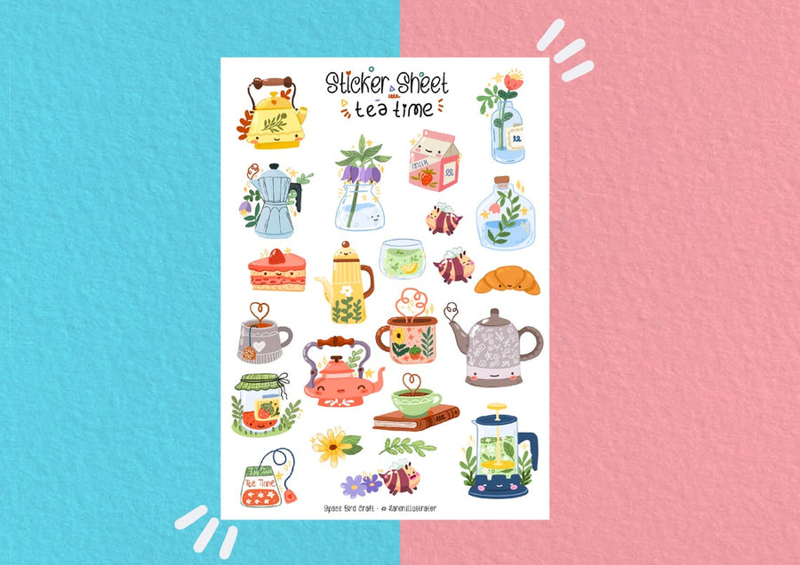 Tea Time Sticker Sheet