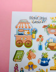 Garden Art Sticker Sheet