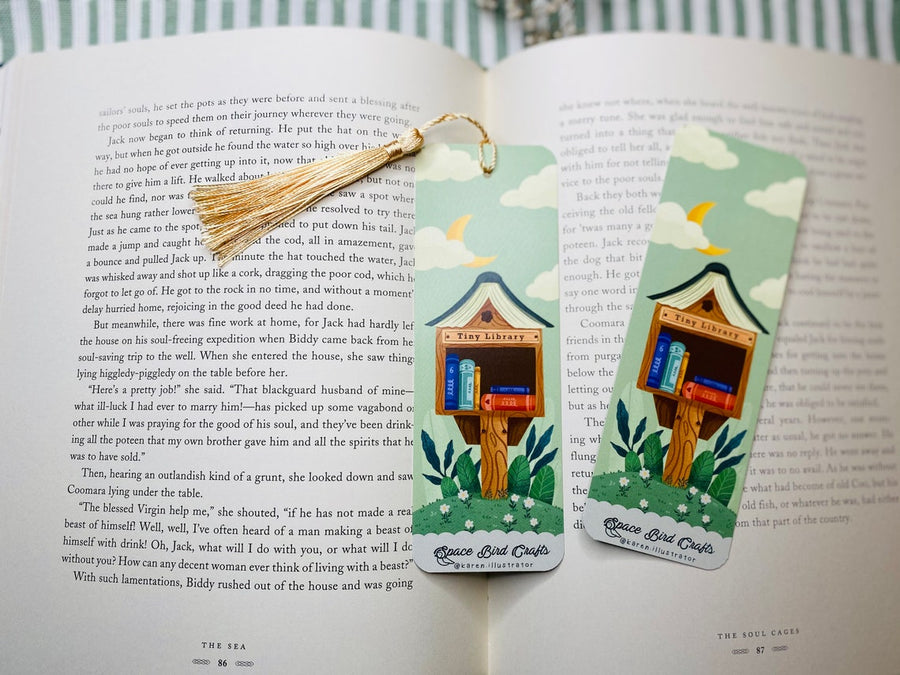 Tiny Library Bookmark