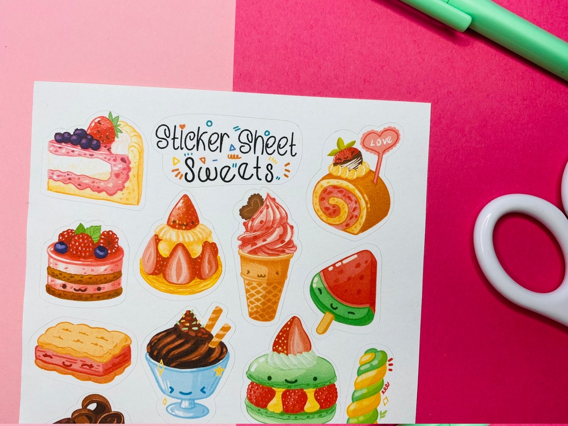 Sweets Sticker Sheet