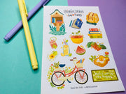 Be Happy Sticker Sheet