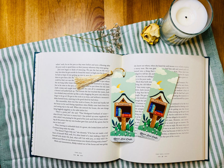 Tiny Library Bookmark