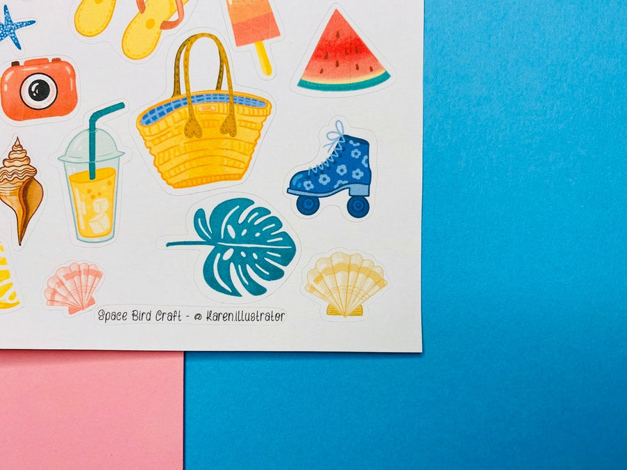 Beach Sticker Sheet