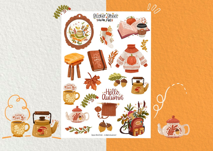 Hello Fall Sticker Sheet