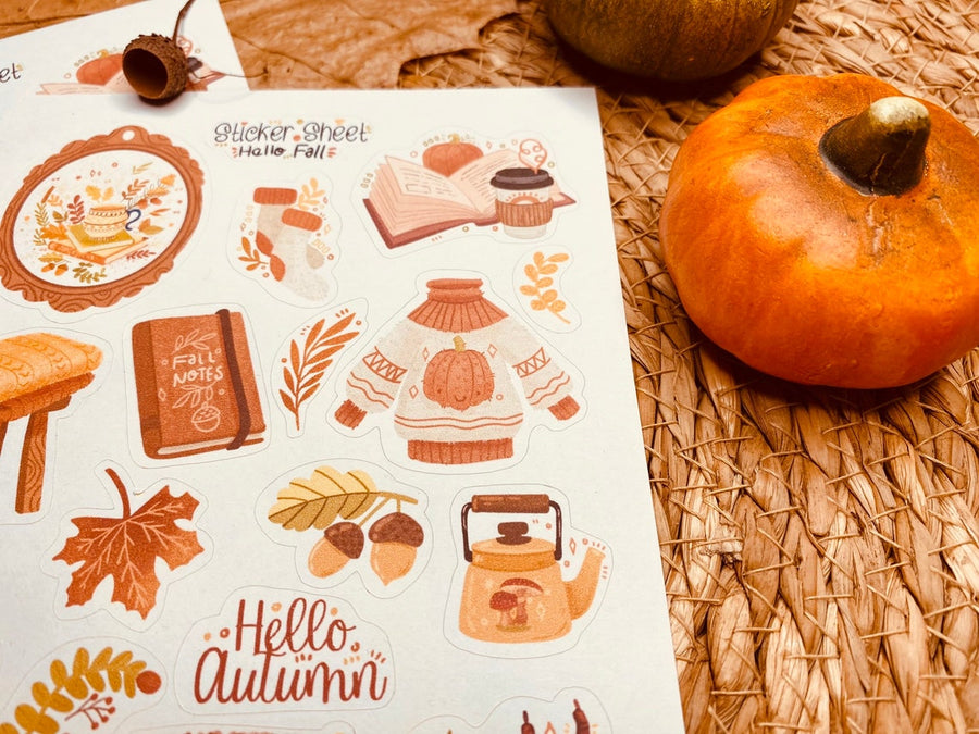 Hello Fall Sticker Sheet