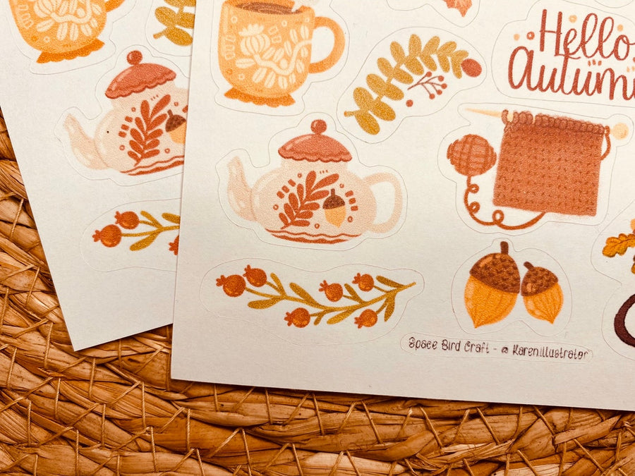 Hello Fall Sticker Sheet