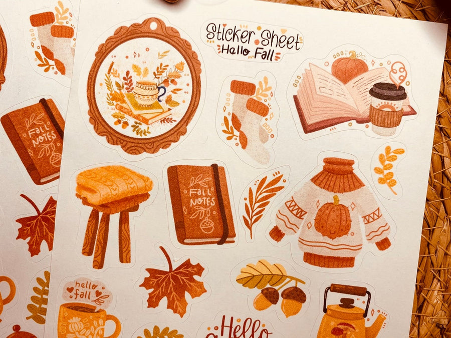 Hello Fall Sticker Sheet