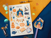 Autumn Witch Sticker Sheet