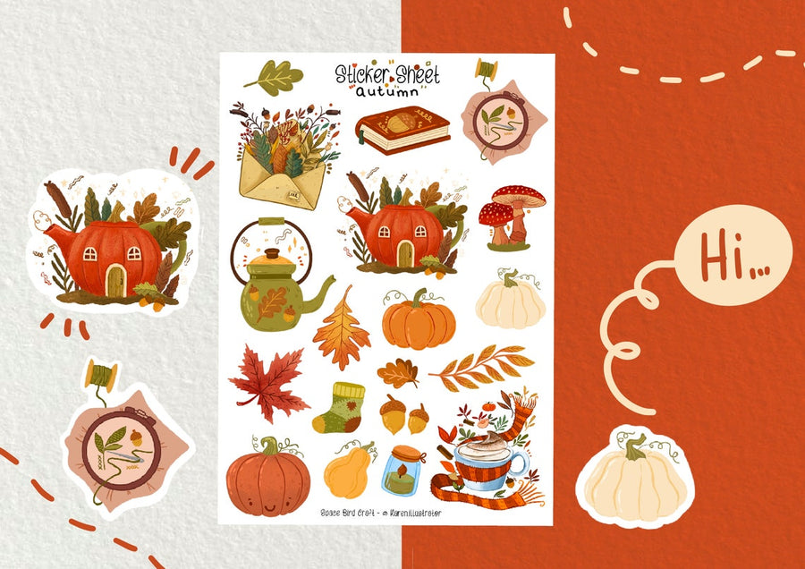 Autumn Sticker Sheet
