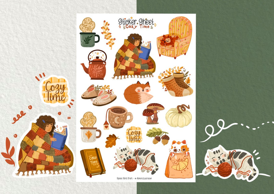 Cozy Time Sticker Sheet