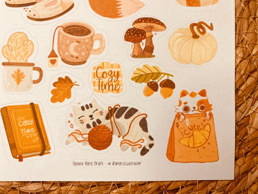 Cozy Time Sticker Sheet