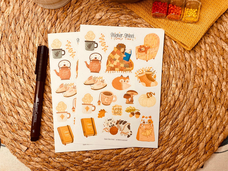 Cozy Time Sticker Sheet