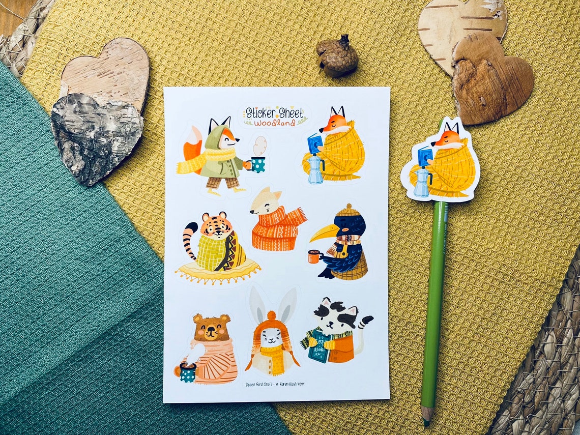 Woodland Sticker Sheet