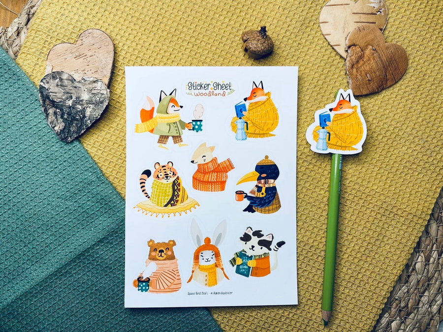 Woodland Sticker Sheet