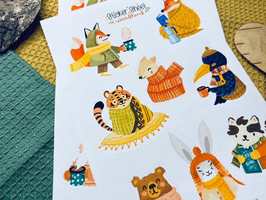 Woodland Sticker Sheet