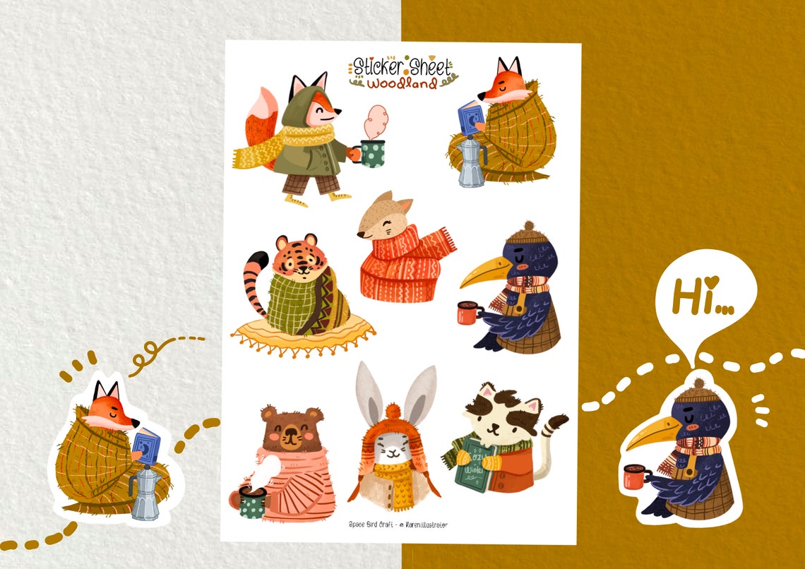 Woodland Sticker Sheet