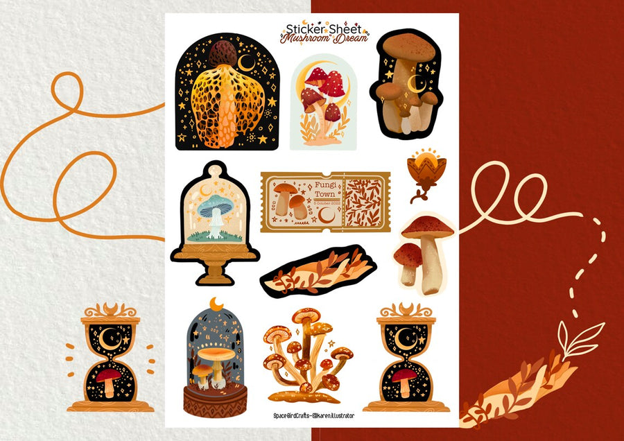 Mushroom Dream Sticker Sheet