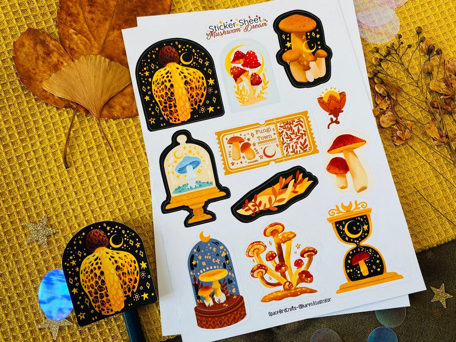Mushroom Dream Sticker Sheet
